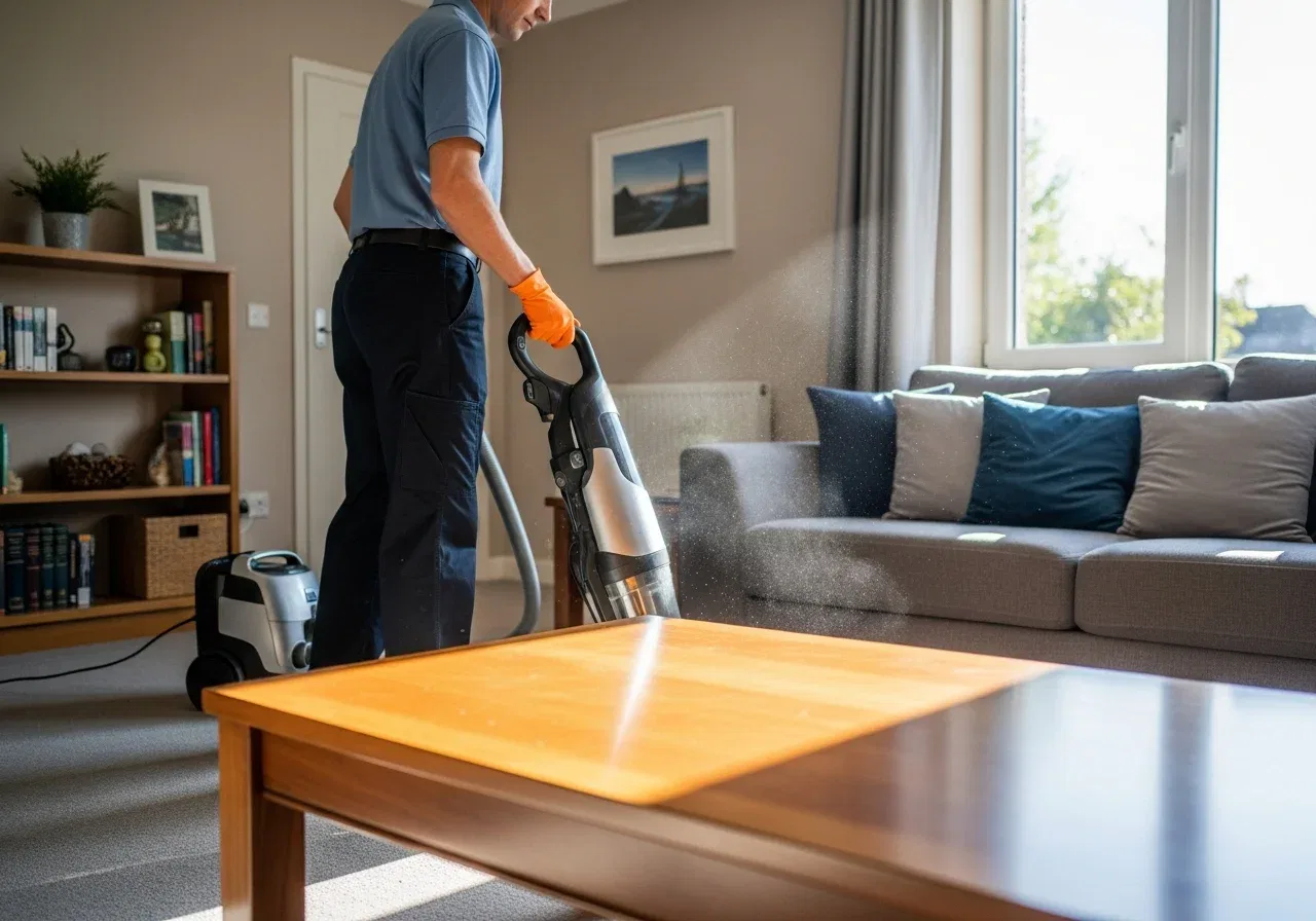 Living Room Cleaning