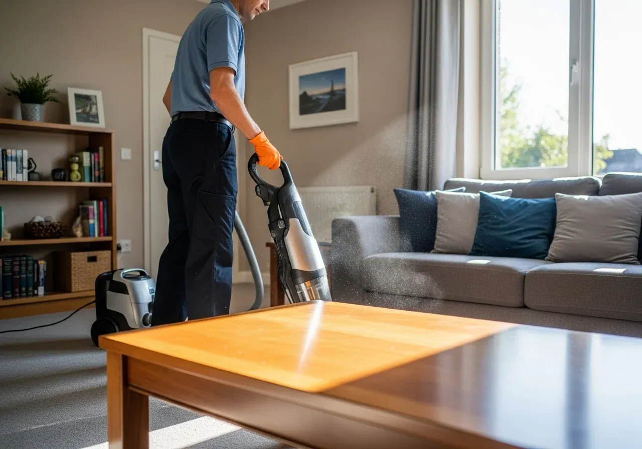 Living Room Cleaning